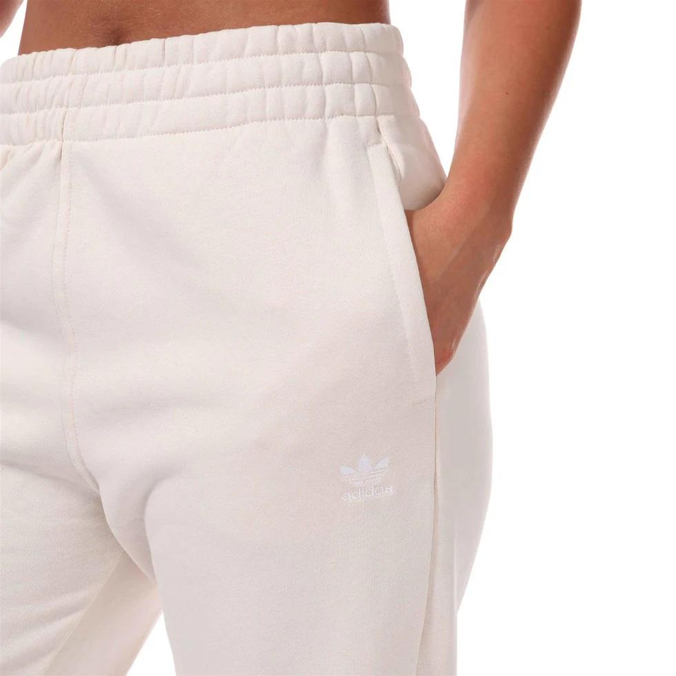 adidas Originals womens Adicolor Essentials fleece joggers, soft track pants with adjustable drawstring waist and tapered fit.