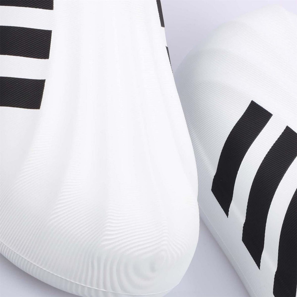 adidas Originals Superstar Mule shoes detail, white upper with black three-stripe logo