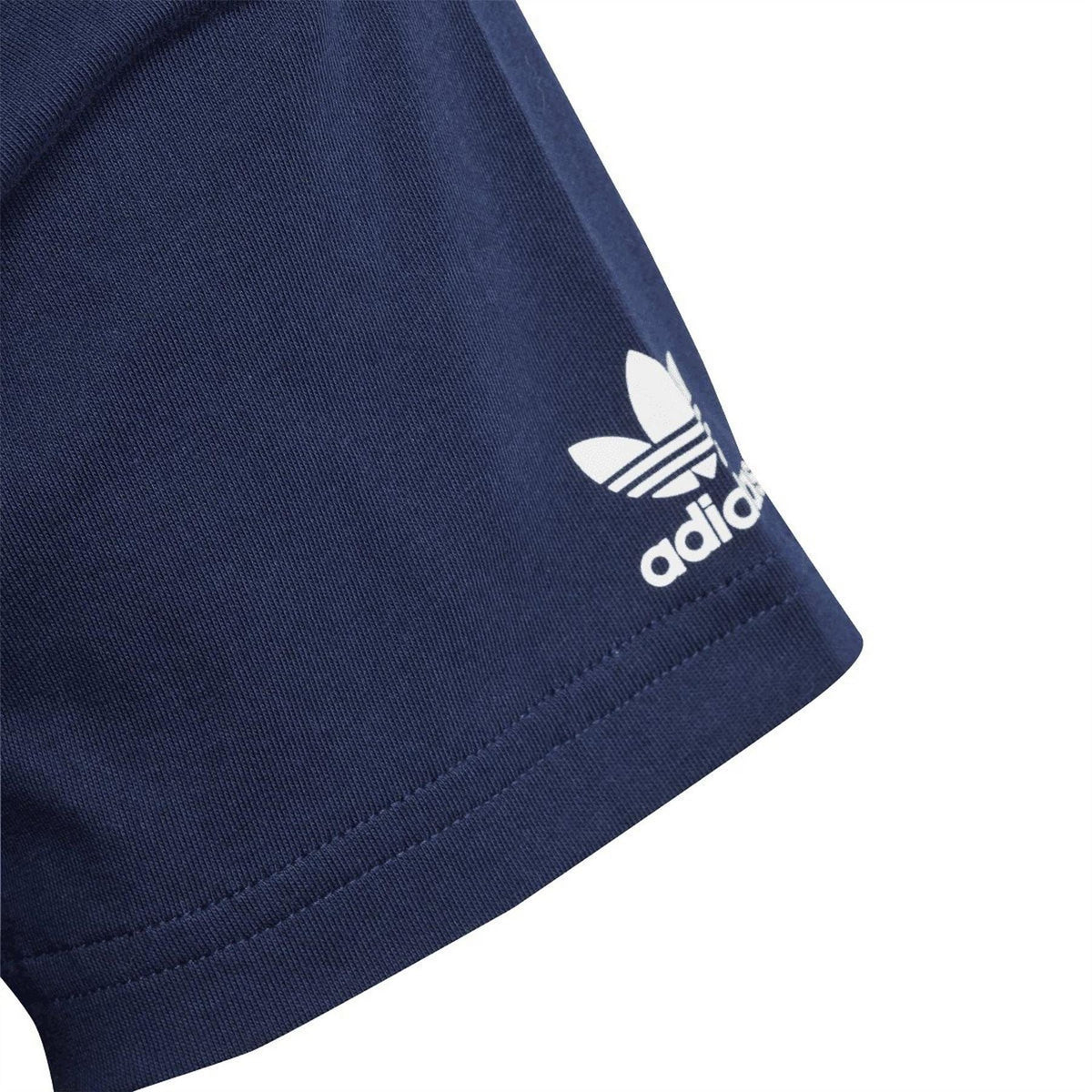 Indigo adidas Originals T-shirt sleeve with small adidas logo print