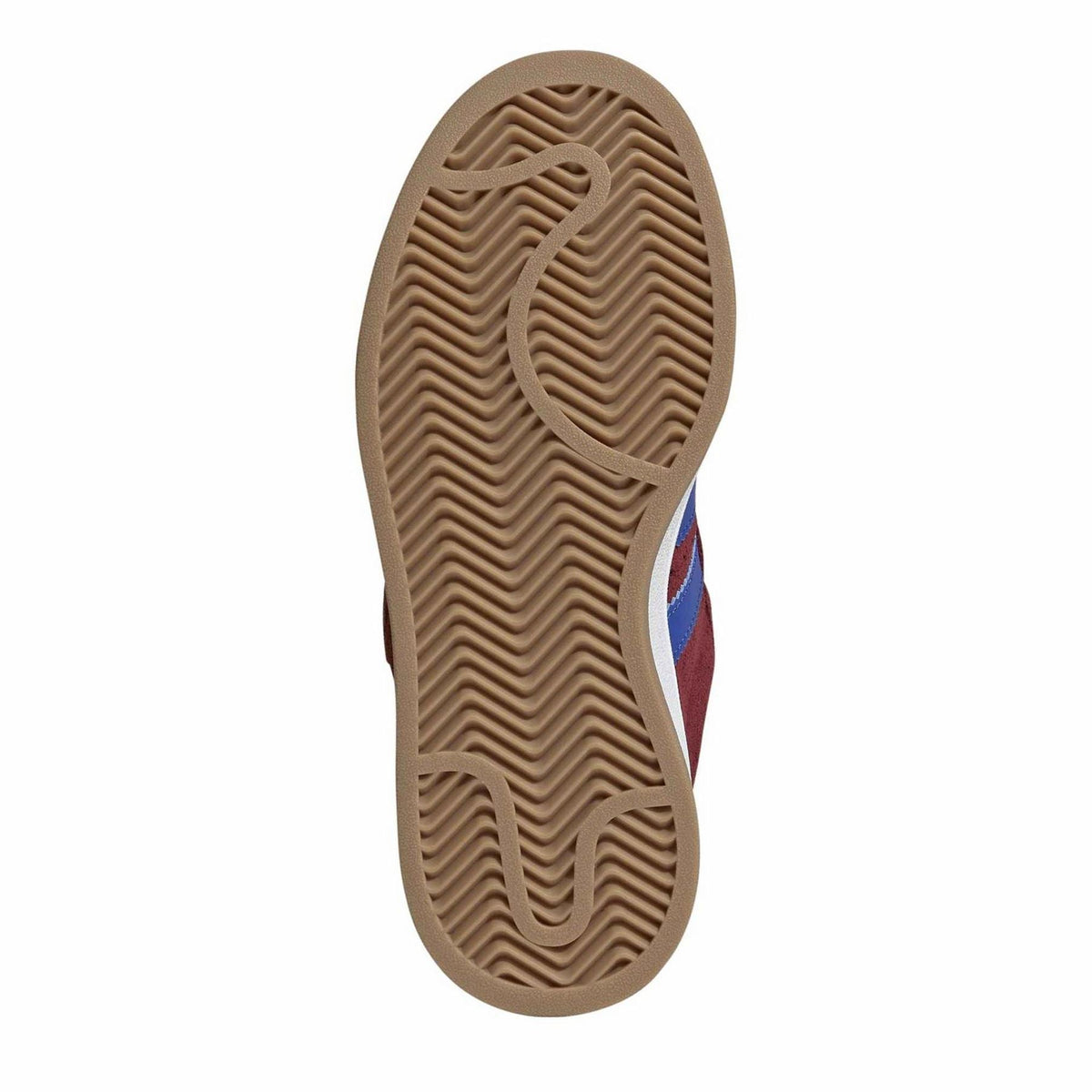adidas Originals juniors sneaker outsole underside in tan rubber with zigzag tread
