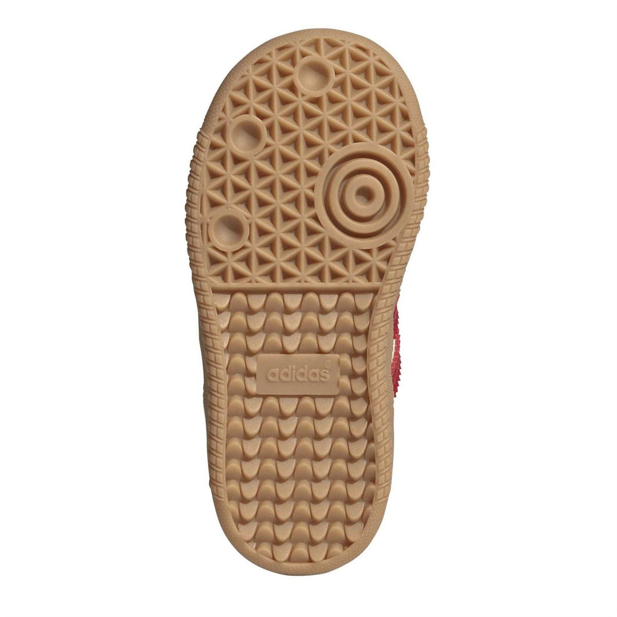 adidas Originals infants Samba outsole, gum rubber tread with adidas logo