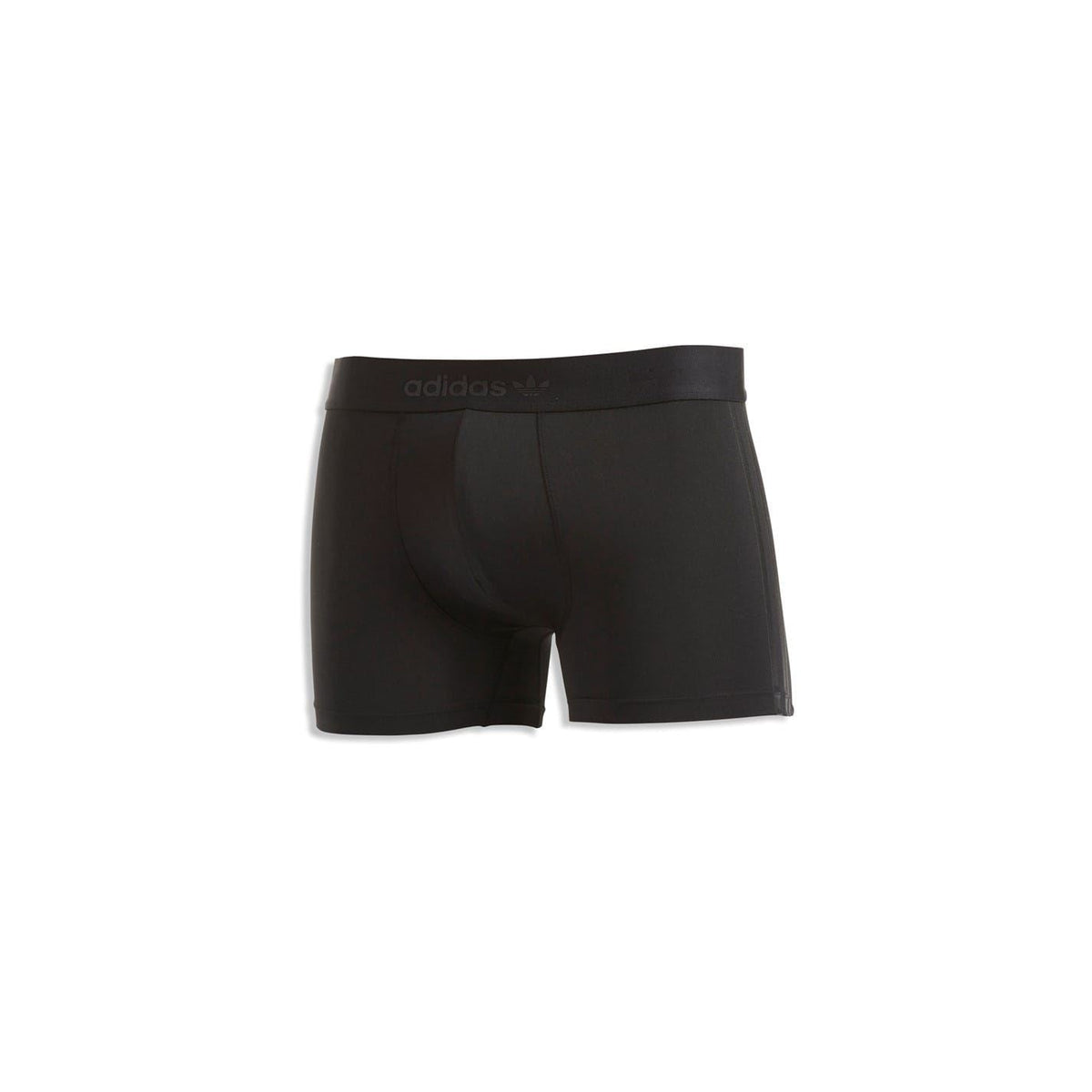 adidas Originals plain design trunks, men's underwear with a simple, comfortable fit, in solid color, showing waistband and fabric texture