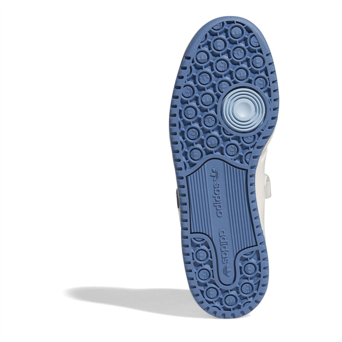 adidas Originals low top trainers outsole, blue tread with adidas text