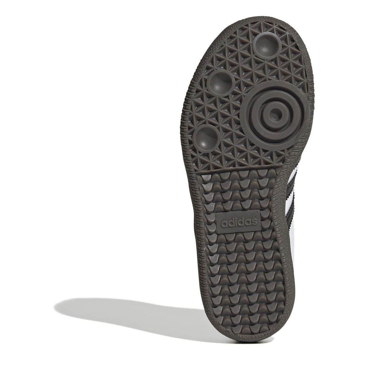 adidas Originals Samba low-top sneaker outsole with textured tread pattern and adidas branding