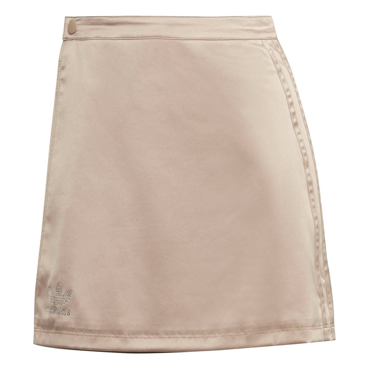 adidas Originals wrap skirt, beige fabric with side stripe and small logo