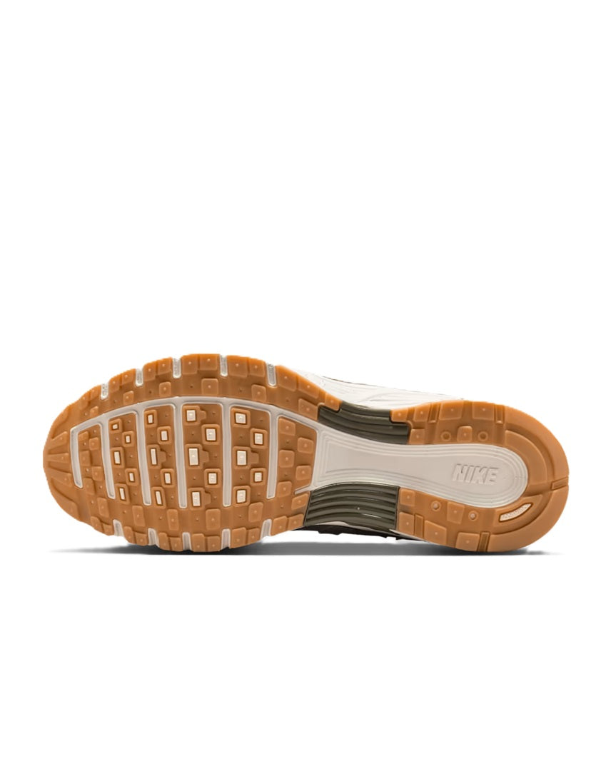 Nike P-6000 outsole, textured rubber tread in dark brown and light gray