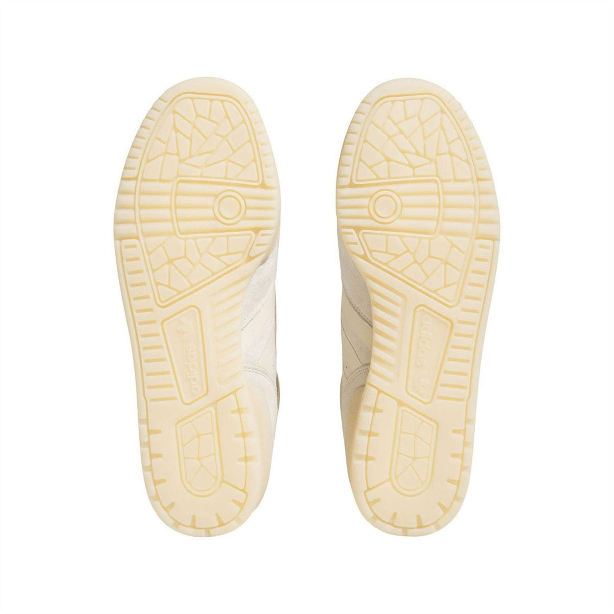 adidas Originals Rivalry High trainers: off-white gum outsole with tread pattern