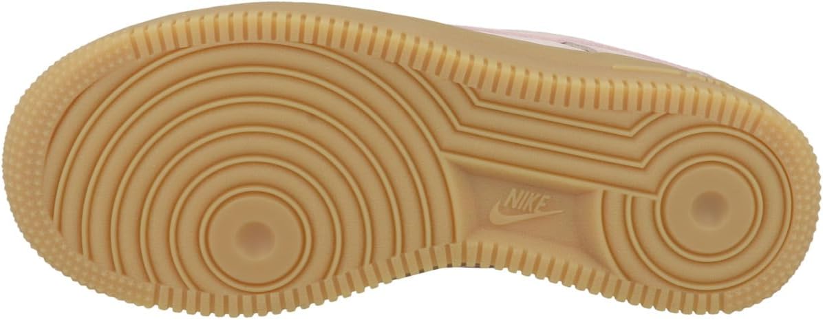 Nike Air Force 1 PRM rubber outsole, gum color with traction tread pattern
