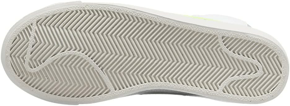 Kids Nike Blazer outsole, white rubber with zigzag herringbone tread pattern
