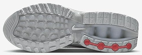 Nike Air Max DN rubber outsole with traction pods and red heel detail