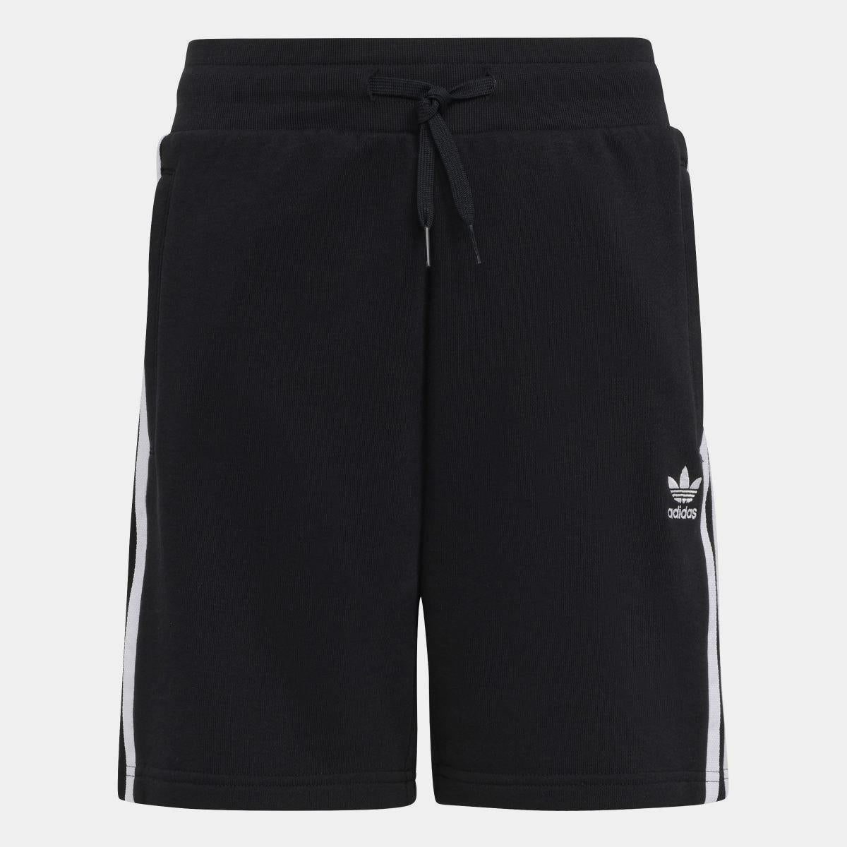 Junior adidas Originals Adicolor shorts in vibrant color, showing the comfortable fit and stylish design for ages 8-16.