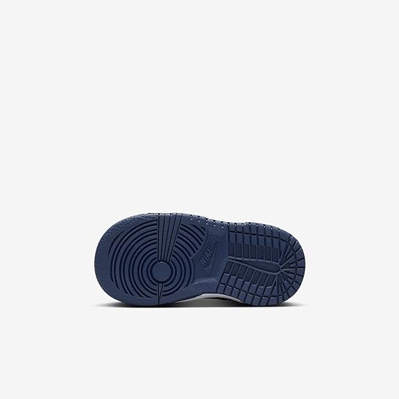 Toddler low-top sneakers outsole, navy rubber tread with circular pattern