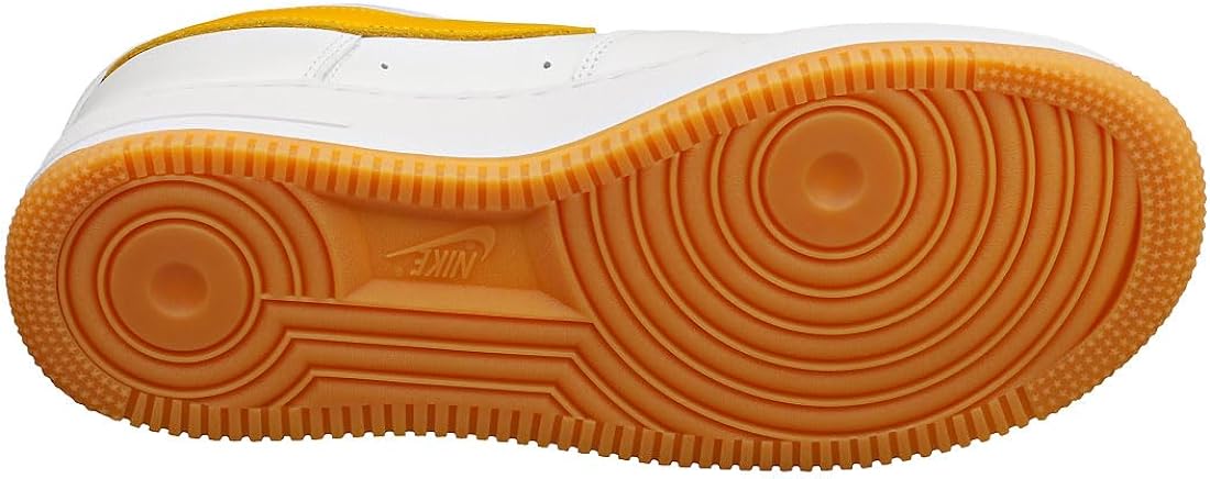 Nike Air Force 1 Low gum rubber outsole with circular traction pattern