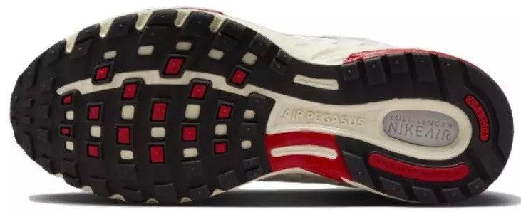 Nike Air Peg 2K5 rubber outsole, black traction with red stripe