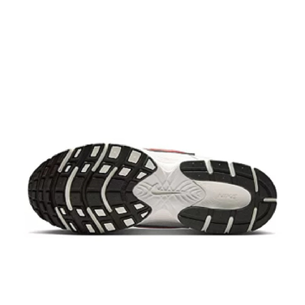 Men's Nike running shoes outsole, white tread with black rubber traction pattern