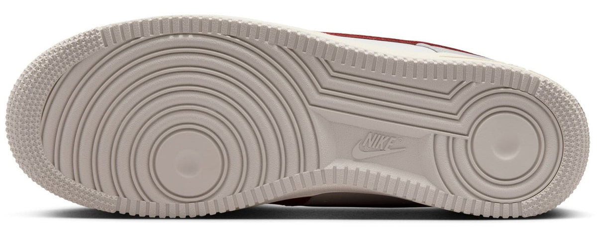 Nike Air Force 1 rubber outsole with tread pattern, light gray