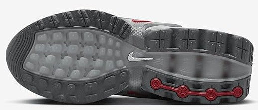 Kids' Nike Air Max DN SE outsole, dark rubber tread with red traction detail
