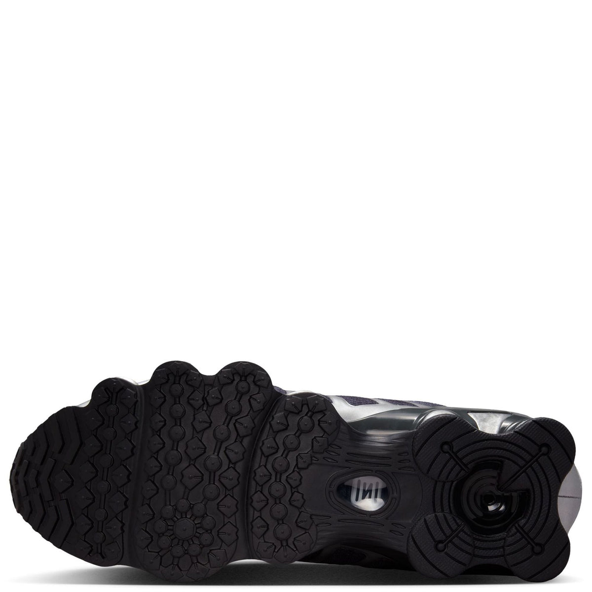 Men's Nike Shox TL rubber outsole with tread pattern and circular traction detail