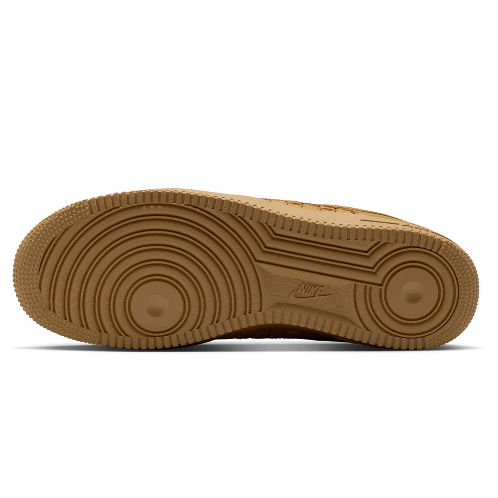 Nike Air Force 1 Low PRM gum outsole with circular traction pattern