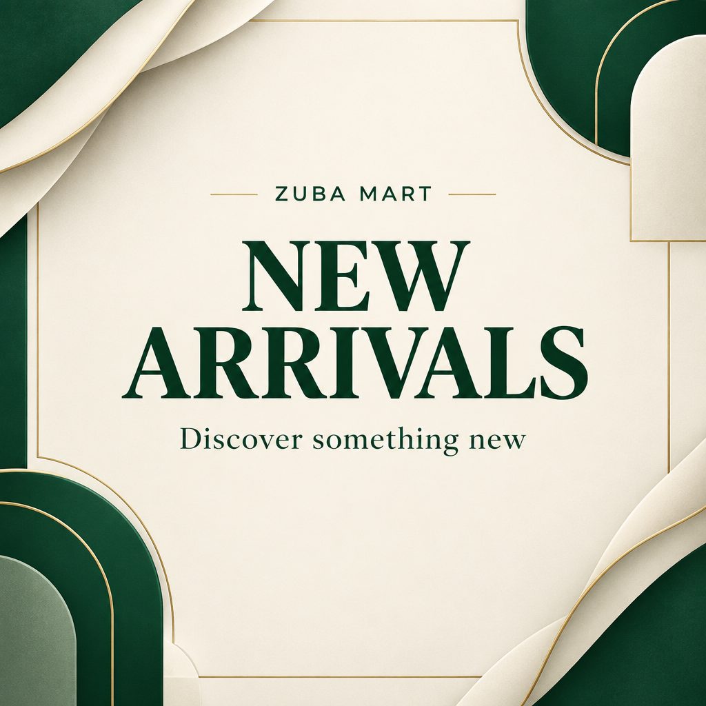 Zuba Mart New Arrivals square banner