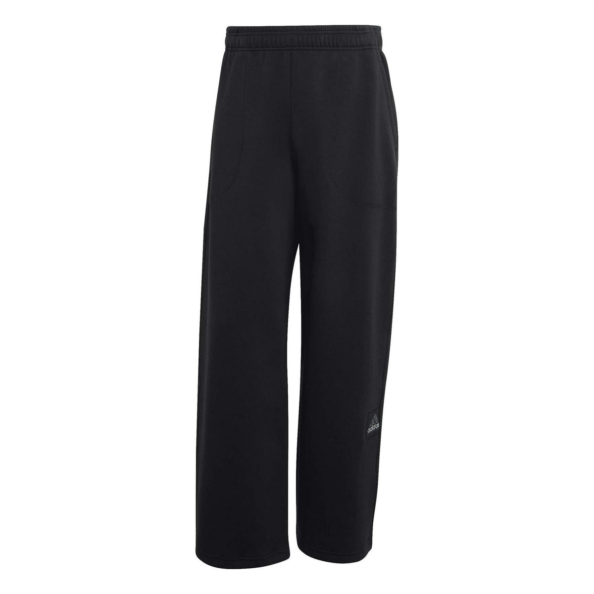 adidas Originals EQT track pants in black, elastic waistband and wide legs