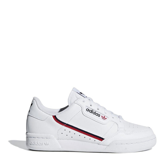 adidas Originals Contnntl 80 low-top junior sneakers in size 3-5, featuring classic design and comfortable fit.