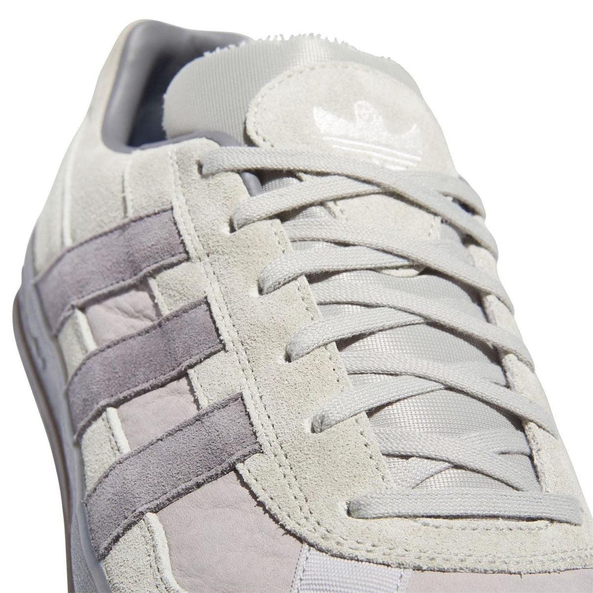 Beige adidas Originals Super Trainers suede sneakers with lace-up front and padded tongue