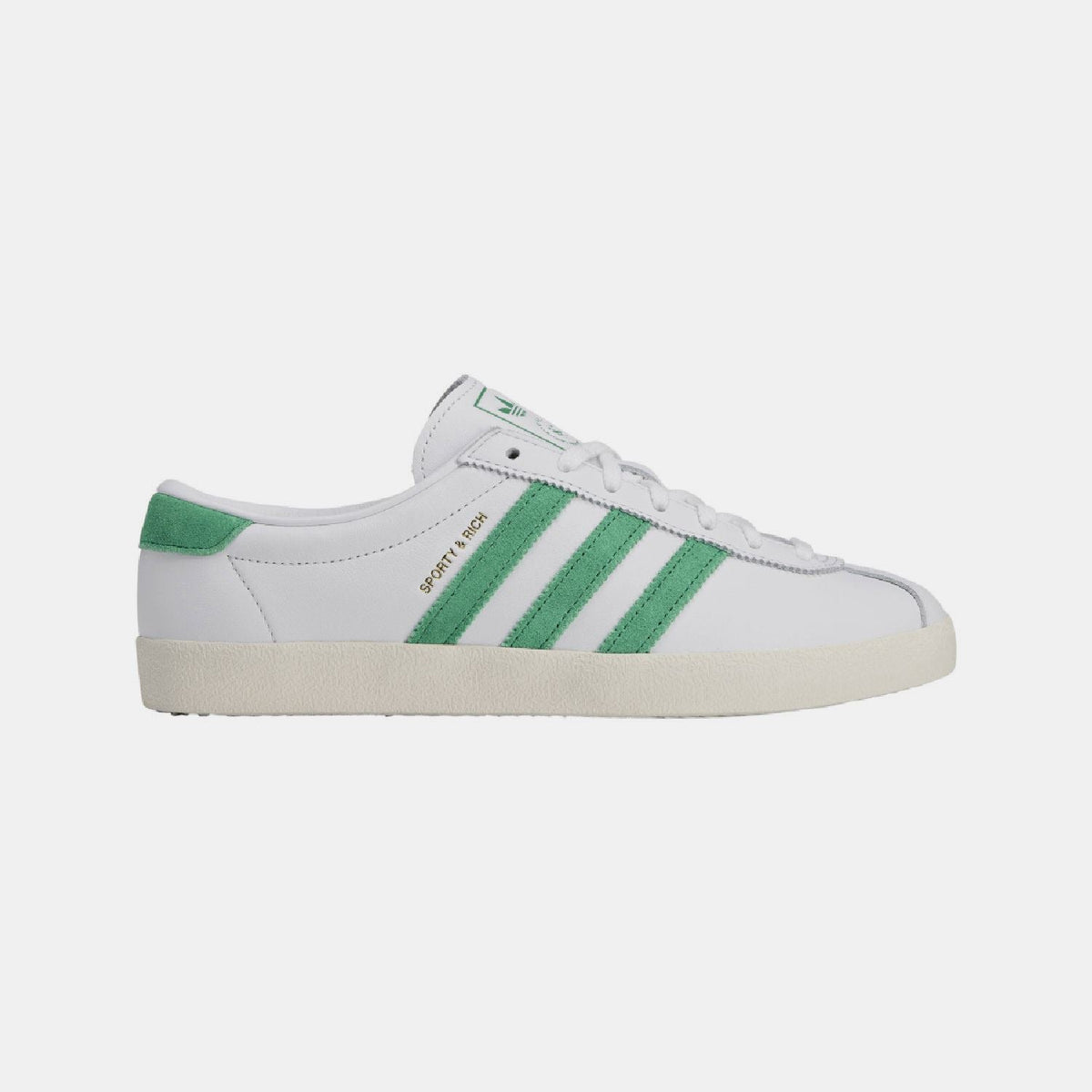 adidas Originals Sporty & Rich Blanc trainers, stylish white footwear with sleek design, perfect for casual and athletic wear