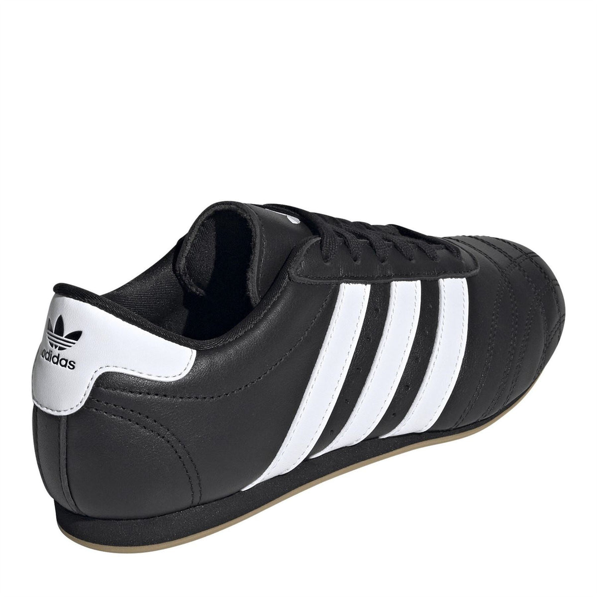 adidas Originals Taekwo low top sneakers in black and white with lace-up design and cushioned sole, casual footwear for everyday wear