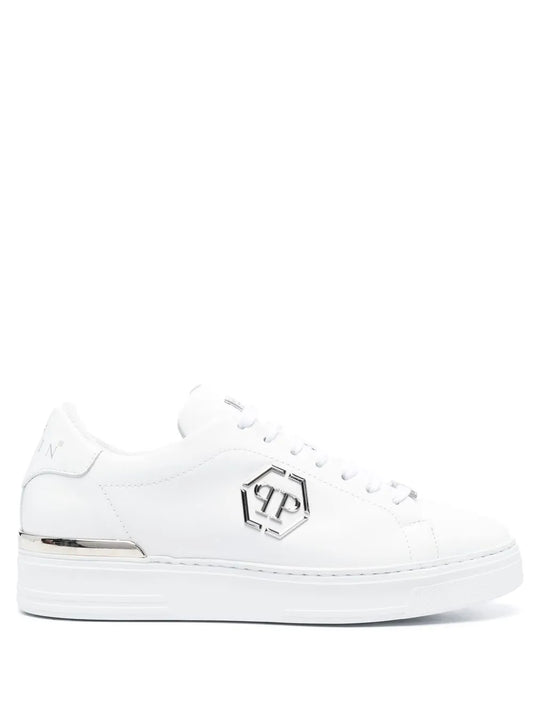 Philipp Plein Hexagon Low-Top Leather