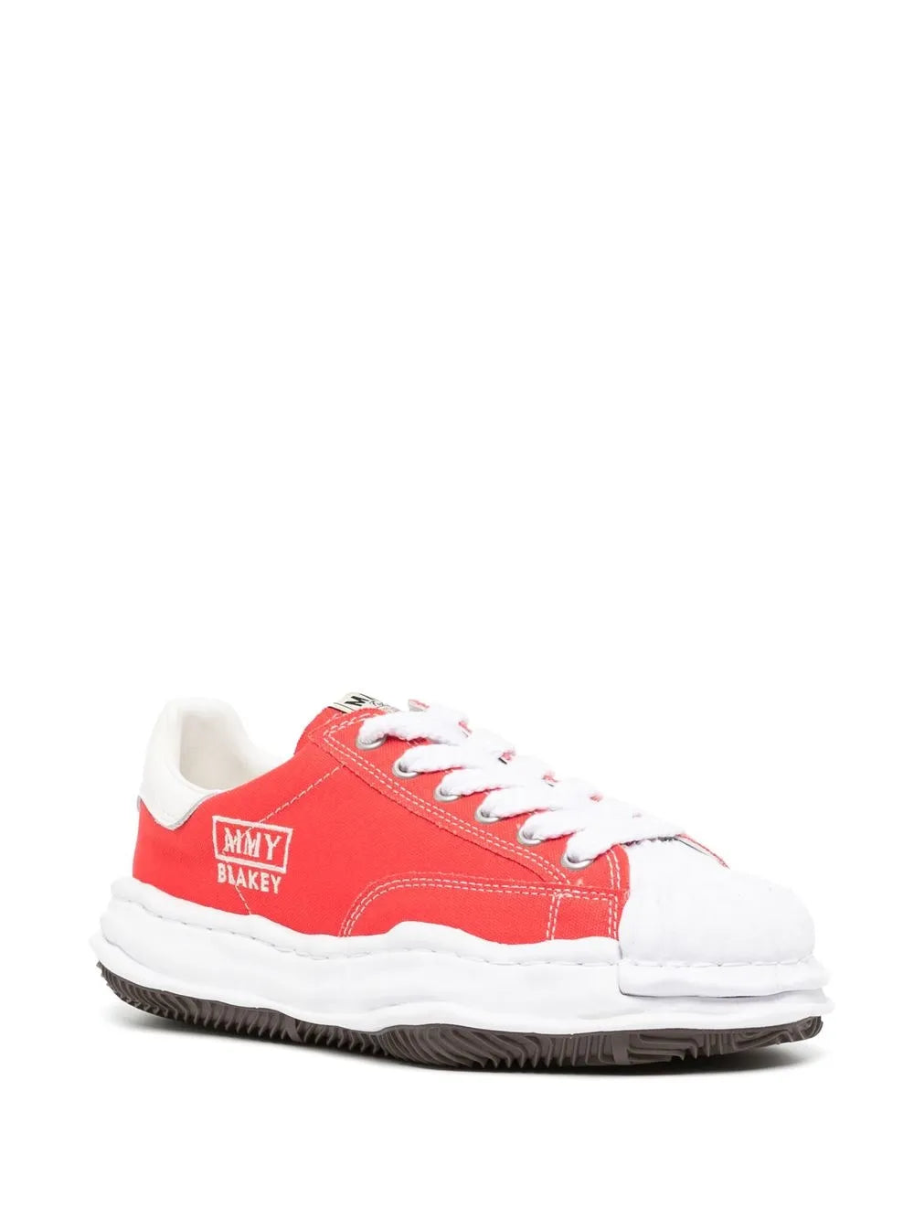 Maison MIHARA YASUHIRO Ridged-Trim Low-Top