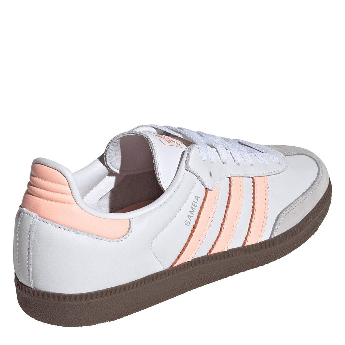 Black adidas Originals Samba OG trainers with classic leather and suede upper, white rubber outsole, and iconic three-stripe design.
