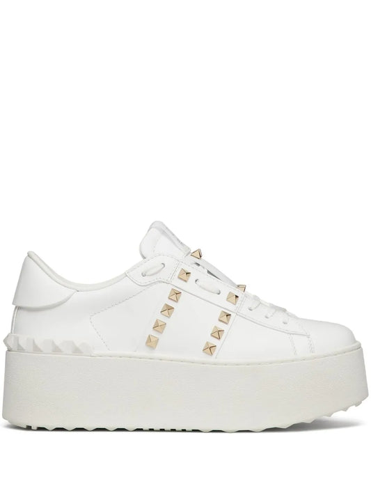 Valentino Garavani Rockstud Untitled Leather Flatform