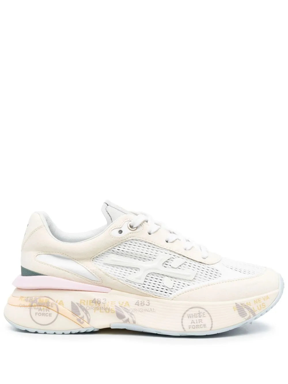 Premiata Logo-Patch Lace-Up