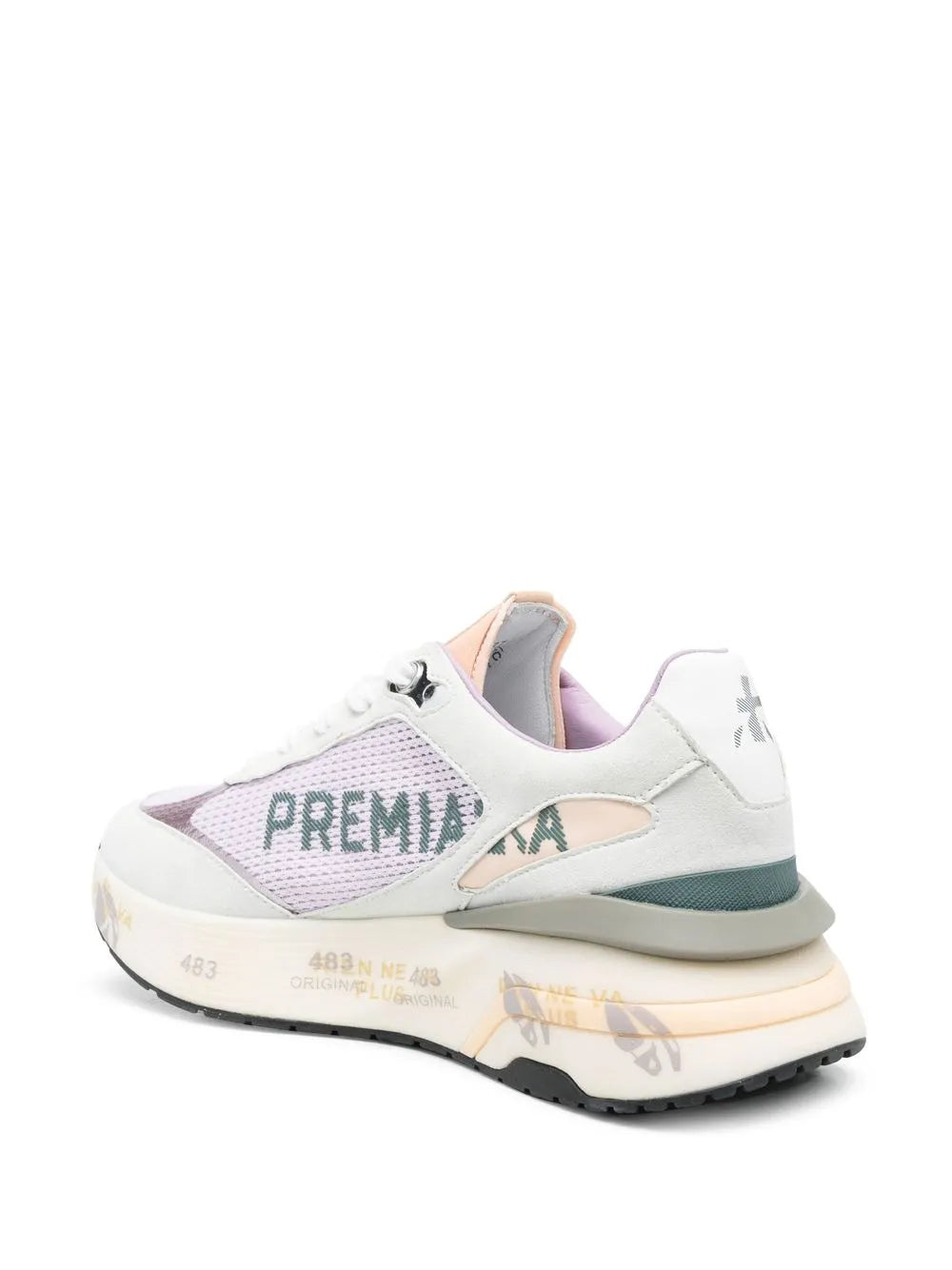 Premiata Logo-Patch Lace-Up