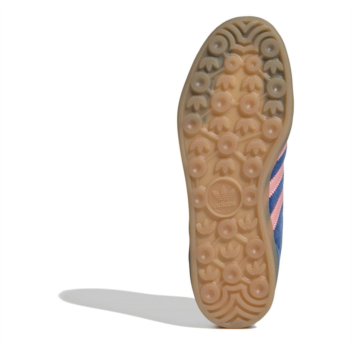 Gum rubber outsole for adidas Gazelle low-top sneakers with patterned tread