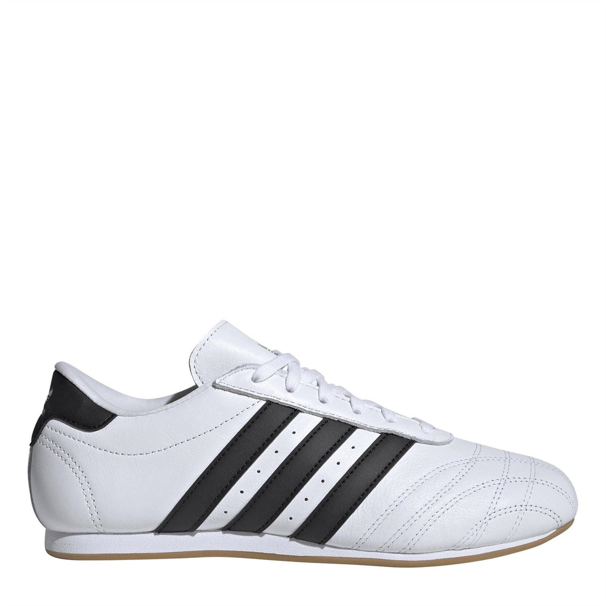 adidas Originals Taekwo low top sneakers in black and white with sleek design and lace-up closure, casual footwear for everyday wear