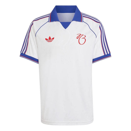 adidas Originals Bellingham Polo Shirt in navy with white accents, featuring a classic collar and embroidered logo detail