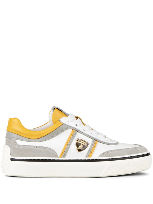 Tod's Automobili Lamborghini Logo-Debossed Low-Top