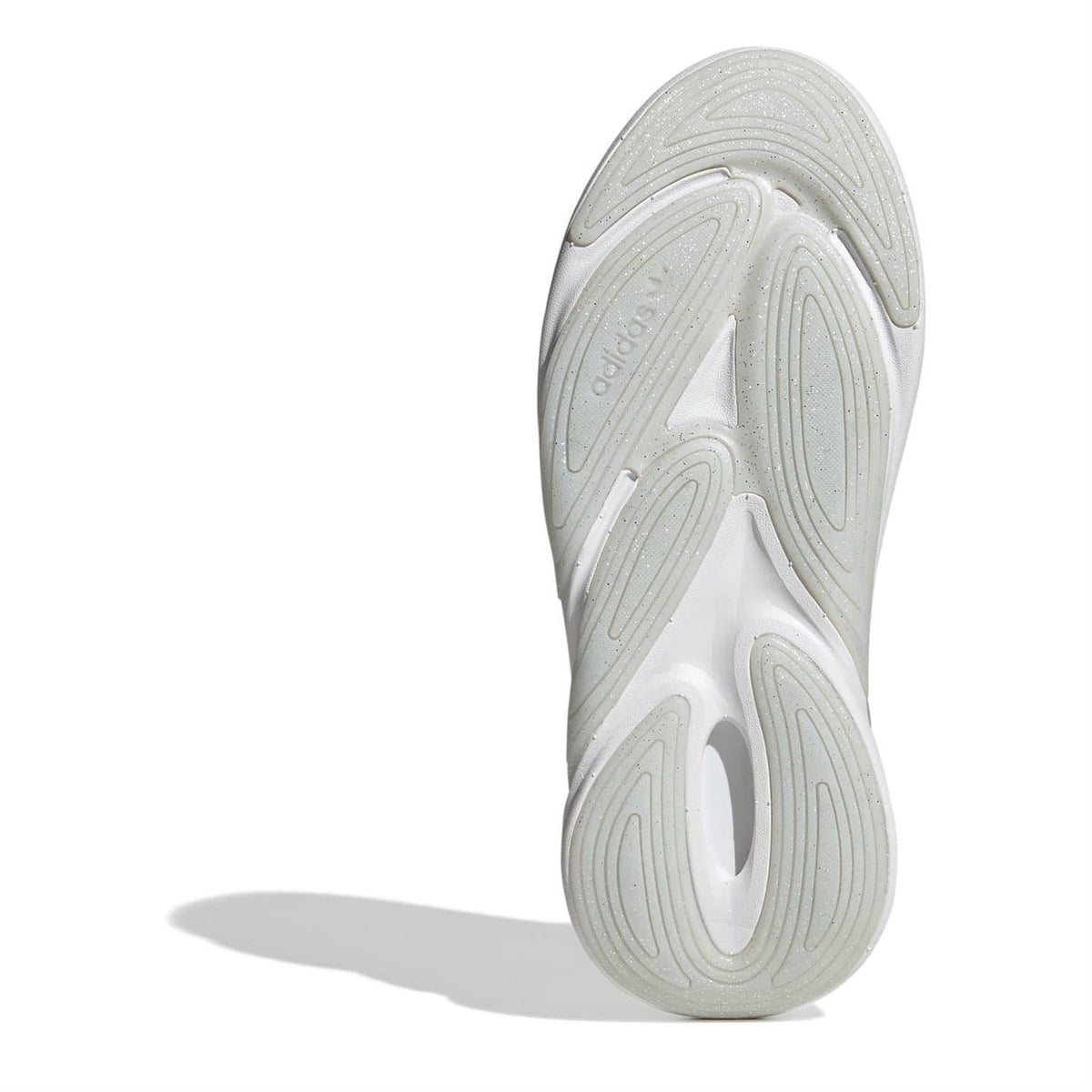 adidas Originals low-top sneaker outsole, light tread pattern on white rubber sole