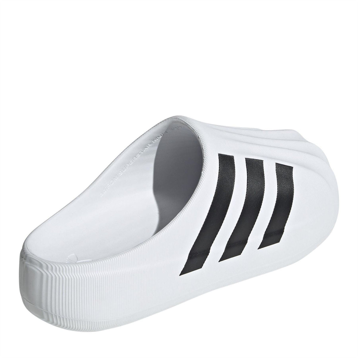 adidas Originals Superst ML footwear showing a stylish athletic sneaker with white and black design and breathable mesh upper