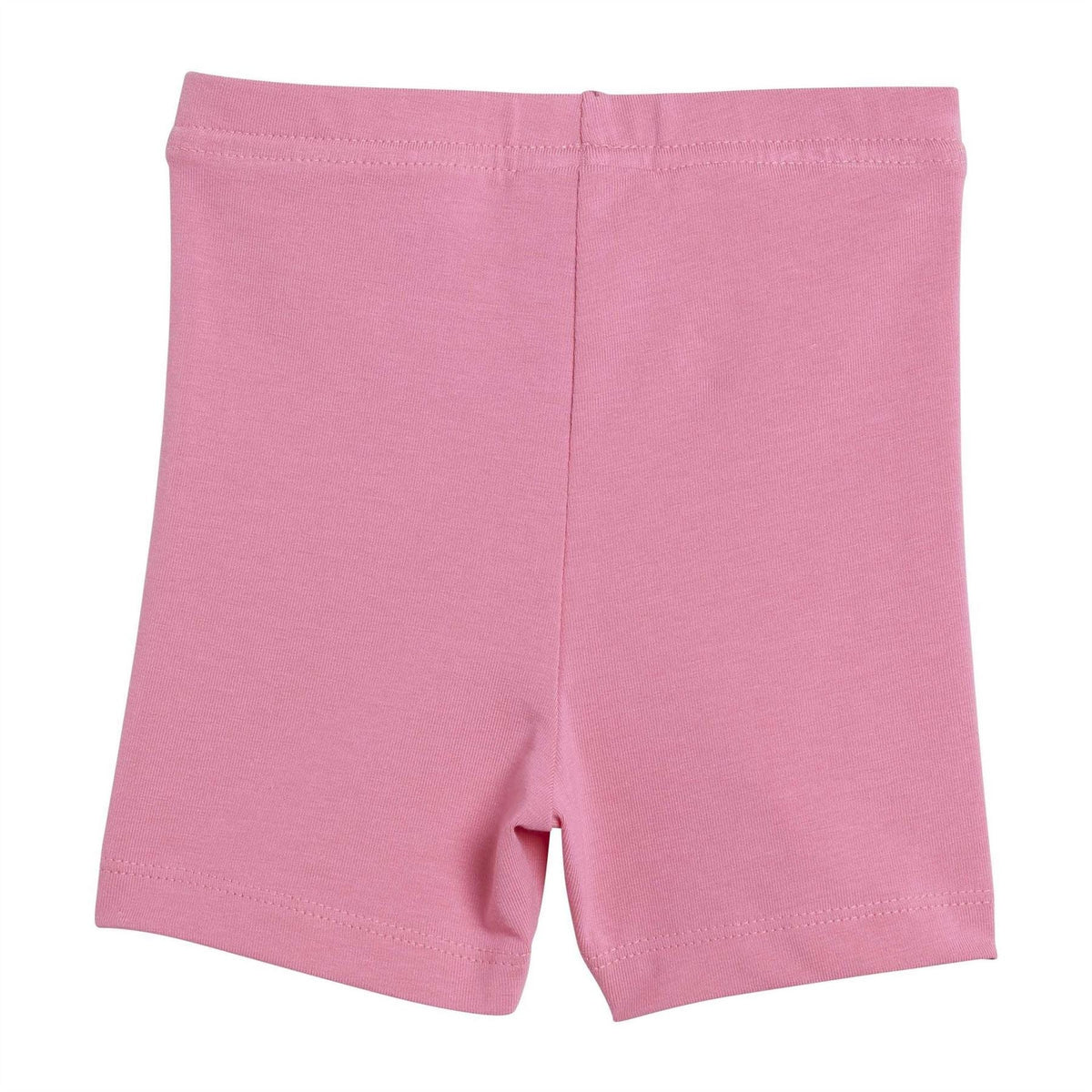 Infants pink shorts with elastic waistband