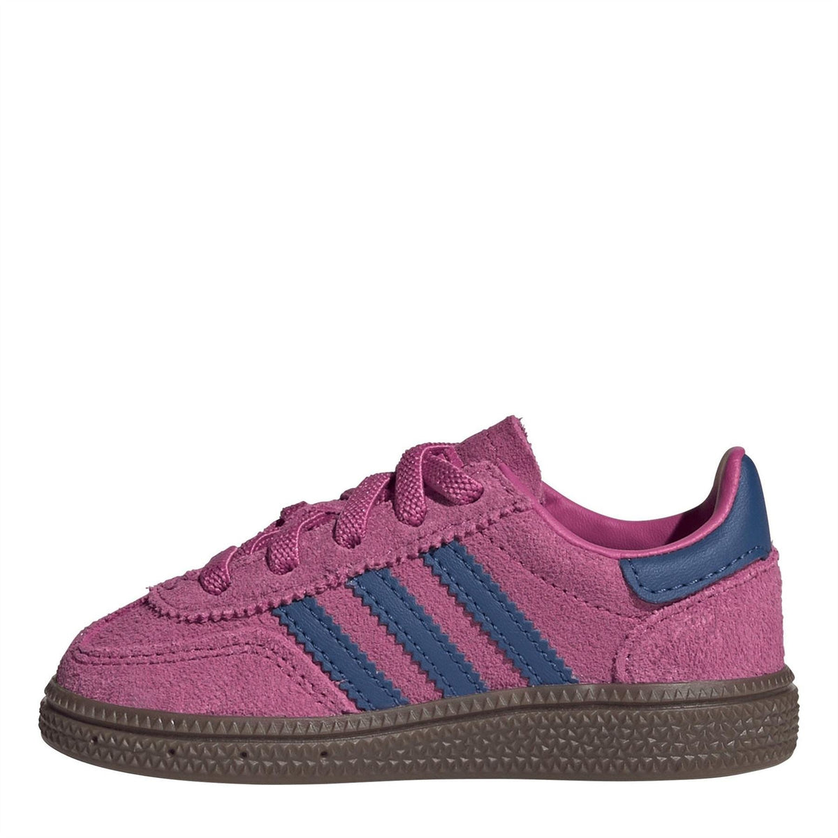 adidas Originals Hb Spezial low-top lace-up sneakers in mauve pink with blue suede overlays