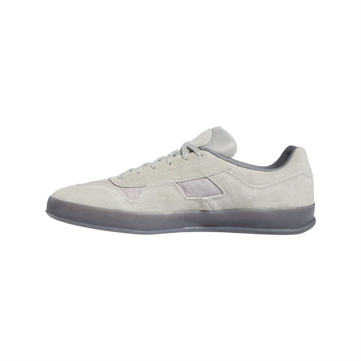 Beige adidas Originals Super Trainers low-top sneakers with lace-up front and rubber sole
