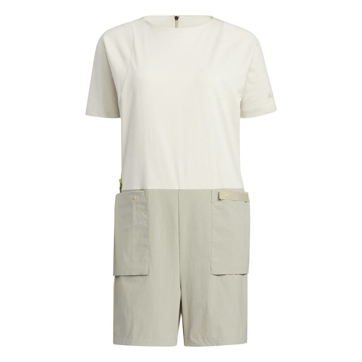 adidas Originals Voyager overalls skirt with adjustable straps and front pockets, casual and stylish jumpsuit for everyday wear