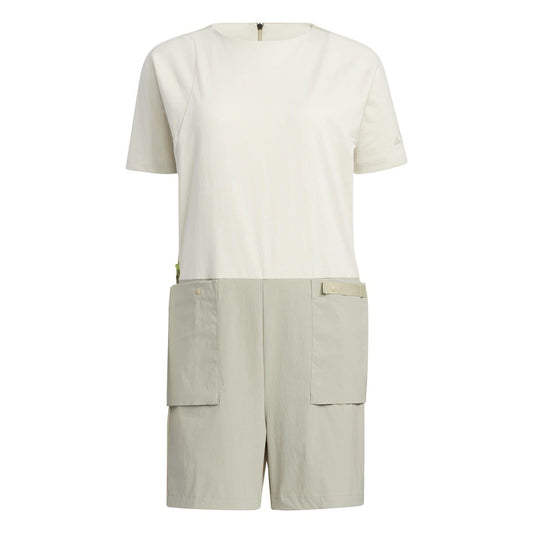 adidas Originals Voyager overalls skirt with adjustable straps and front pockets, casual and stylish jumpsuit for everyday wear