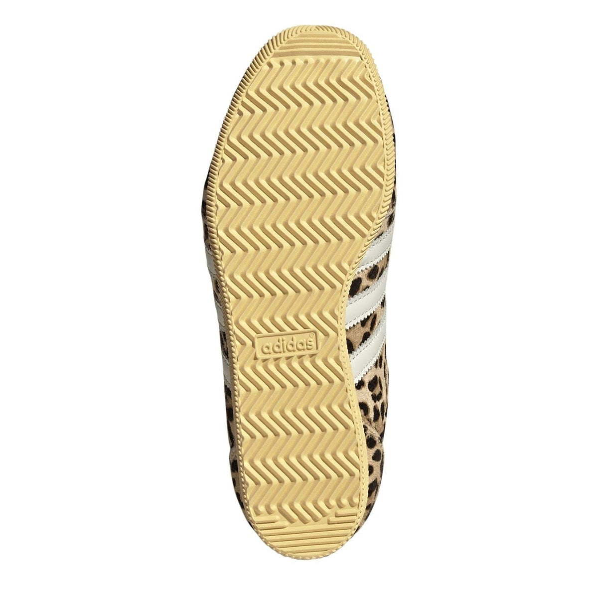 Japan shoes outsole, herringbone tread and adidas logo on heel