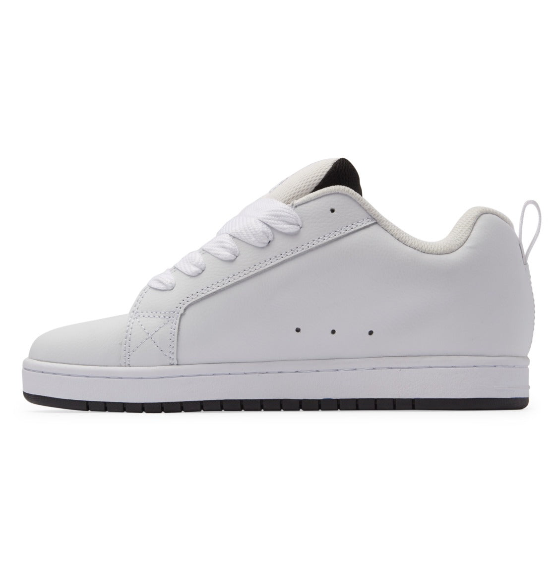 White Court Graffik low-top sneakers with lace-up and minimal eyelets