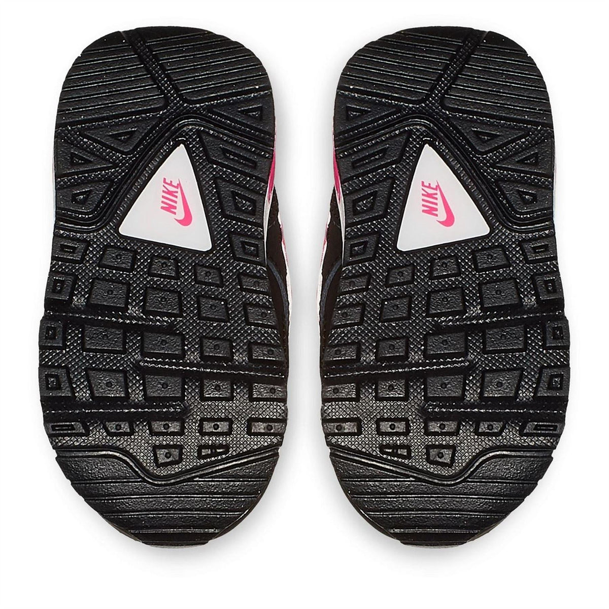 Infant Nike Air Max Ivo shoes outsole view with textured tread