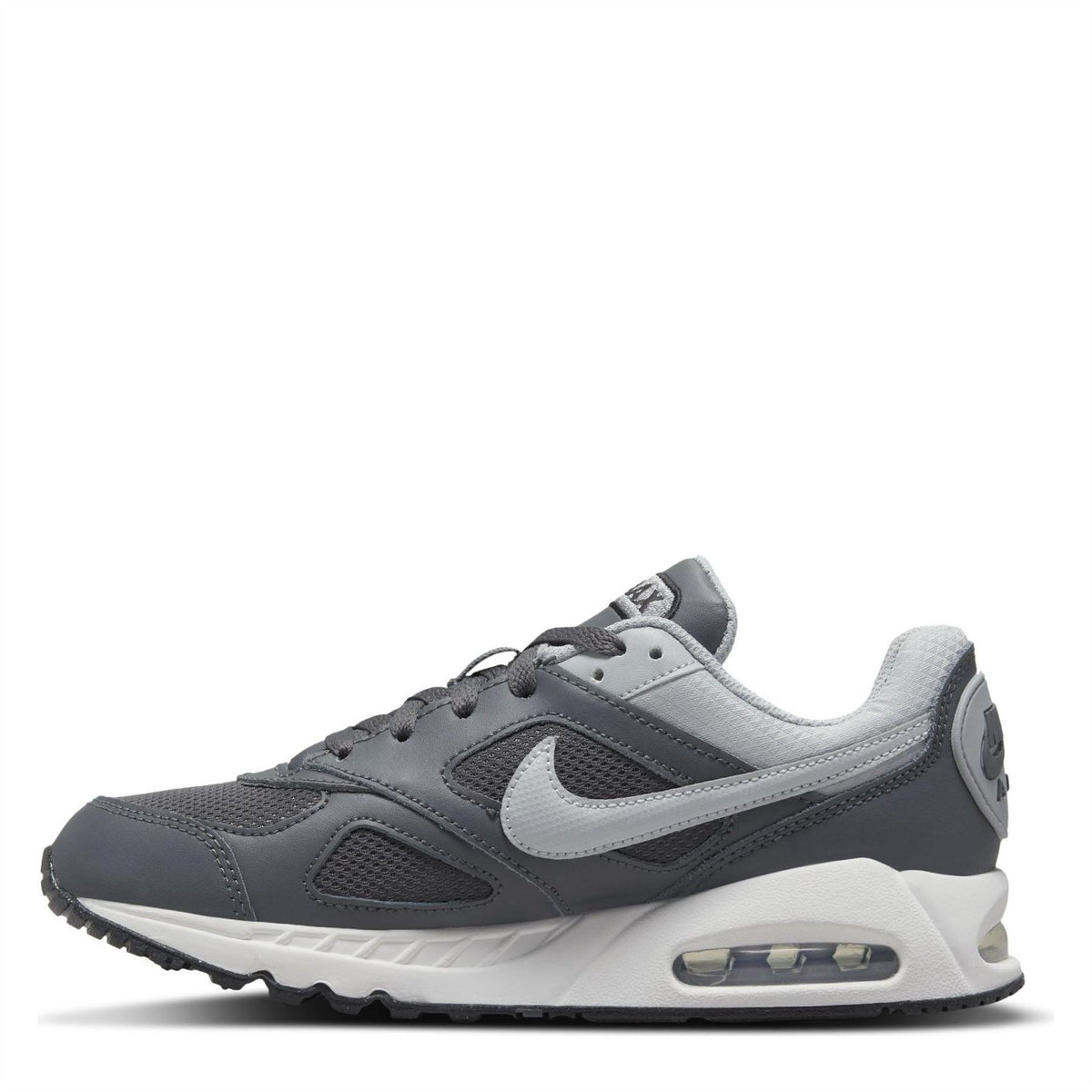 Boys' Nike Air Max Ivo sneakers in dark grey with light grey and white midsole